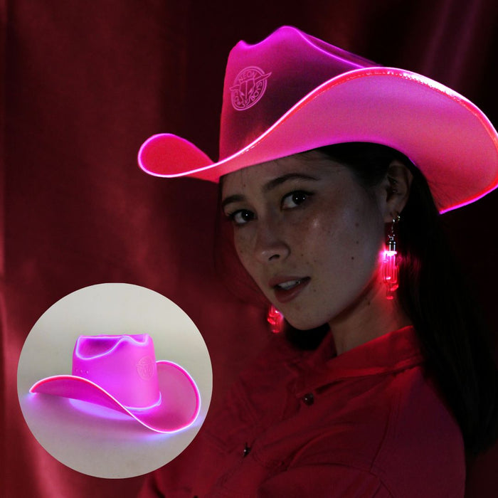 Neon Glow Rodeo Hat 🤠
